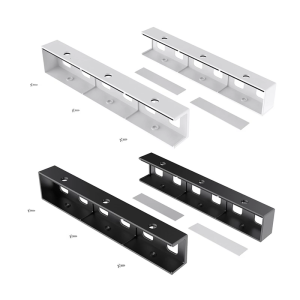 Space Saving Desk Mount For Laptops And Keyboards Ergonomic Vertical Storage Rack With Secure Screw Fixation Holder