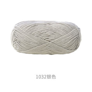 5ply Milk Cotton Knitting Wool Yarn  DIY Crochet for Craft Sweater Hat Dolls Needlework Dyed Lanas