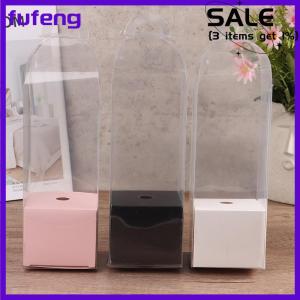 fufeng Transparent Rose Flower Box Plastic Cake Packaging Box Florist Wrapping Boxes