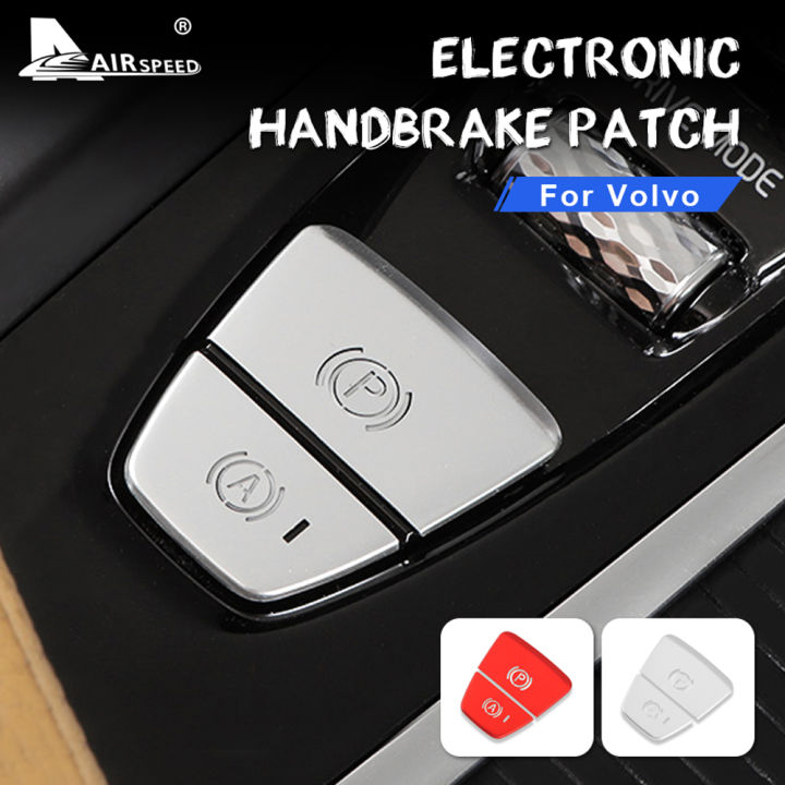 Aluminum Alloy Car Parking Brake Button Decorative Cover Sticker ...