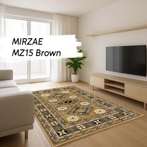 MIRZAE Karpet Lantai 160x210 MZ15 Brown