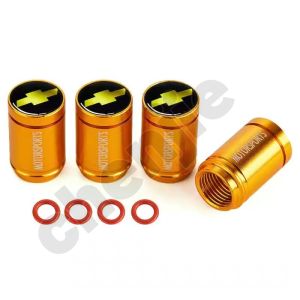 High quality 4pcs wheel tire valve cap/tyre valve caps/ bike electric car motorcycle truck Tire Valve men women auto gift car accessories For For Chevrolet Malibu TrailBlazer Spark Cruze Aveo Suburban Captiva Optra Spin Camaro Sonic Colorado Venture Trax