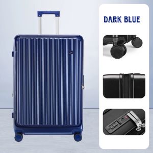 Vali Du Lịch Chống Nước Tương Thích Đa Phương Tiện Có Bánh Xe 360 Độ và Quà Tặng