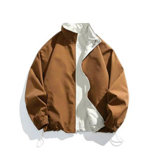 Áo gió 2 mặt nam nữ mặc được 2 mặt vải chống nước tuyệt đối