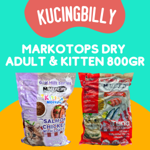 Markotops dry adult kitten cat food 800gr makanan kucing