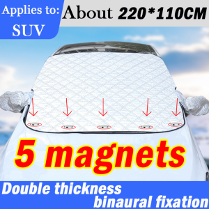 🌟No afraid sun exposure Full coverage🌟 car windshield cover car sun shade windshield car cover windshield Anti-UV rapid cool waterproof dust-proof glass cover car window cover universal front side