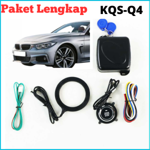 COD Cepat Push Start Alarm Mobil Keyless Entry System One Button Ignition Car Remote Control Mobil - C6-B