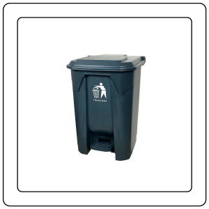 【JJ HOME】Plastic Rectangle Pedal Waste Trash Dustbin Recycle Bin