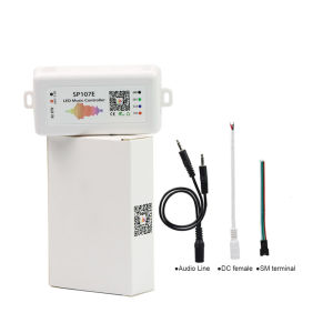 diymore LED Controller SP107Eบลูทูธพิกเซล IC SPI WS2812 SK6812 RGBW แอปพลิเคชั่นมือถือเพลงแถบไฟ SP002Eตัวควบคุม USB DC5-24