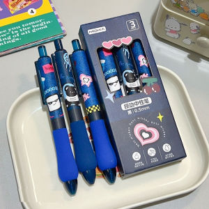 Hộp 3 bút gel êm ái ngòi 0.5mm LILA H3BUTBEAR348