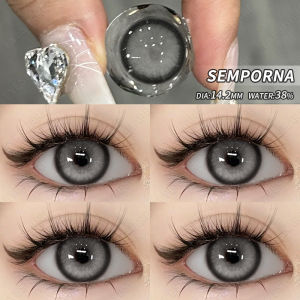【NEW】Eyeshare Softlens SEMPORNA Gray/Blue 14.2mm Big Eyes Softlen Brown Mata Softlens