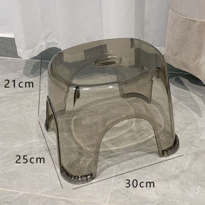 TOM Portable ACRYLIC CHAIR Transparent Shoe Changing Stool Upuan For Bathroom House adults and children