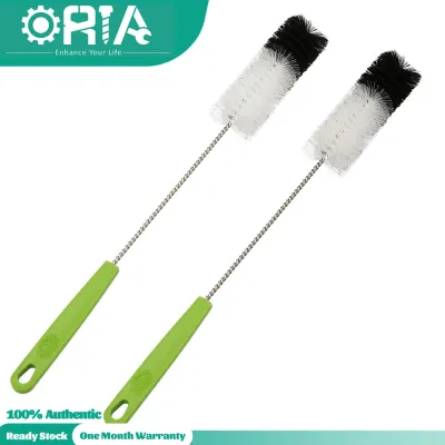 ORIA Bottle Cleaning Brush Long Handle Cleaning Brushes Drinking Straw Cleaning Brush for Washing Long Narrow Neck Bottles Pipes - 2 Pack