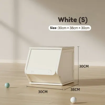 Kids Toy Storage Cabinet Multipurpose Stackable Bedroom Living Room Storage Box Organizer