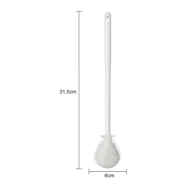 Soft Bristle Cup Cleaner Extended Handle Bottle Brush Long Silicone Set Water Cup Wine Glasses Lembut Berus Botol Cawan