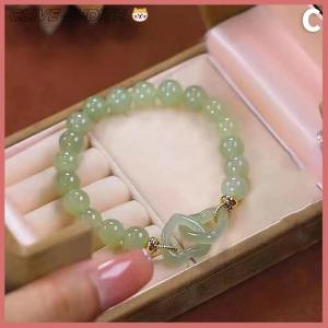 CISWGE Summer Valentines Day Gift Love Heart Beads Charm Bracelet for Women Girl Fashion Natural Bracelet To Love Jewelry Gifts