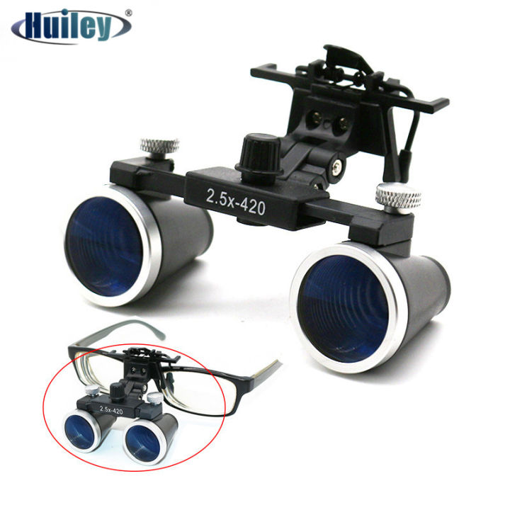 2.5X 3.5X Dental Loupes Binocular Magnifying Glass Galilean Dental