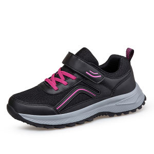 Lesvago Men or women diabetes foot shoes suitable for gout foot swelling wide foot toe valgus breathable anti-skid light elderly walking shoes