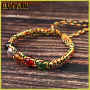 Lofty White ฮวงจุ้ยศักดิ์สิทธิ์ปรับห้าองค์ประกอบของธรรมชาติสร้อยข้อมือโชคดีมั่งคั่ง