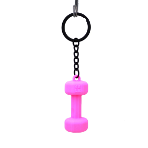 Dễ thương móc khóa cho trẻ em gái đáng yêu móc chìa khóa xe ô tô phụ kiện Ví đựng chìa khóa túi xách quyến rũ cho phụ nữ hình quả tạ Keychain