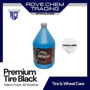 Rove Chem Trading PREMIUM Tire Black | MATTE Tire Lotion Tire Dressing & Conditioner | Gallon Size