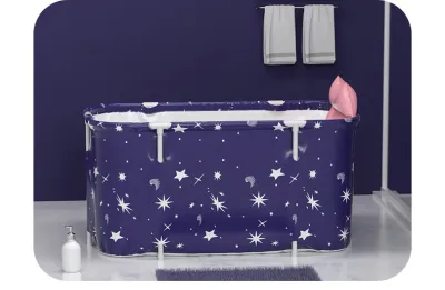 Bồn Tắm Gấp Gọn Minh Quân 3S Tự Bung Dành Cho Trẻ Em Và Người Lớn Ngâm Nước Ấm Ngâm Đá Dung Tích 150l