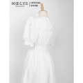 Đầm xoè dáng dài thiết kế đơn giản Moolys MD021. 