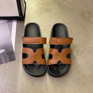 Free Shipping New Summer WomenS Outdoor Casual Flat Sandals With A One-Strap Design Featuring A Fashionable Color-Block Pattern And A Large Size Perfect For The Beach