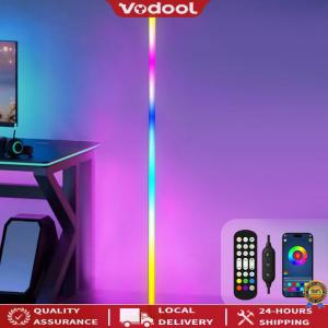Wireless RGB LED Corner Lamp for Living Room Bedroom Office with Color Changing Mode