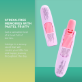 Pastel 2-in-1 Fruity Mixed Berry Scent Pocket Inhaler x1 (1.5ml)Menthol Vapors, Fruit Extracts, Essential Oil, Relieves Dizziness, Headache, Fatigue] (Twin Releaf). 