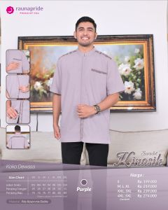 SARIMBIT 2026 BY RAUNAPRIDE KINASIH PURPLE TERBARU GAMIS & KOKO FAMILY SET KEKINIAN LEBARAN TERMURAH