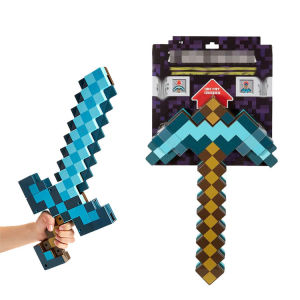 Minecraft Game Toy Weapon Plastic Fire Brown Bow Purple Enchanted Bow Minecraft Toy Gift for Kids
