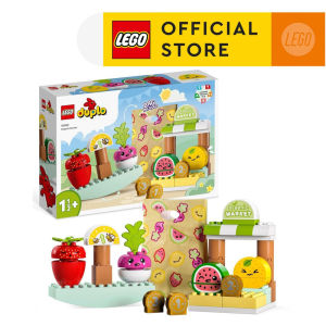 LEGO DUPLO My First 10983 Organic Market Building Toy Set (40 Pieces) Mainan Susunan Balok (15 Tahun+)