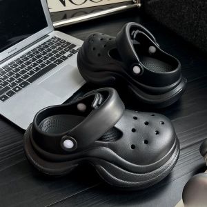 [Free Shipping] WomenS Thick-Soled Height-Increasing Clogs 2026 Summer New Style With A Stylish Strap Design Suitable For Wearing Outdoors And Featuring A Closed-Toe Design