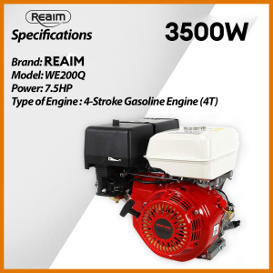  REAIM Gasoline Engine household miniature 6-9hp High Speed Air Cooled High Quality ower 170F 4-Storke high power Gasoline Engine