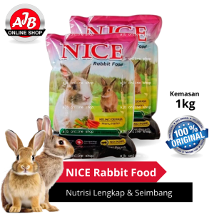 Nice Rabbit Food Makanan Kelinci Bernutrisi Lengkap Dan Seimbang kemasan 1Kg