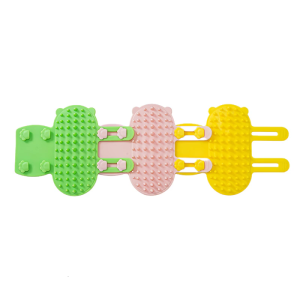 3PCS Cats Groomer For SelfGrooming And Stress Reduce Corner Scratcher Massage Tool With Soft Bristles For Kittens