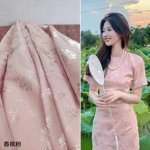 Acetic Acid Imitation Silk Fabric Jacquard Fabric Sewing Dress Shirt Garment Fabric TJ22506