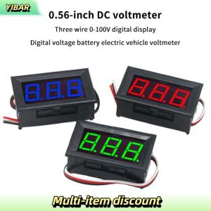 YIBAR Digital Voltmeter DC 100V 10A Voltmeter Ammeter Dual Digital Volt Meter Gauge Electromobile Motorcycle Car