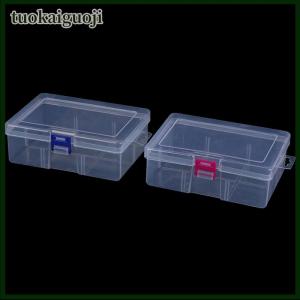 tuokaiguoji Transparent Component Screw Storage Box Jewelry Display Practical Tool Box Plastic Container Box Tool Case Screw Sewing Box Electronic Components Hardware Tools Box