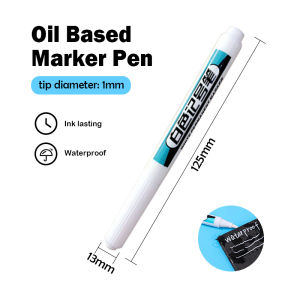 1PC Long Head Marker Pen 20mm Marking Tool Multi-purpose Bathroom Wood Working Decoration Ceramic Deep Hole Long Marker Pens 记号笔