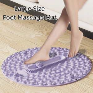 W0AGZ4J2 Large Size Foot Massage Board Blood Circulation TPR Pressure Board  Non-Slip Feet Massage Pad Home Use