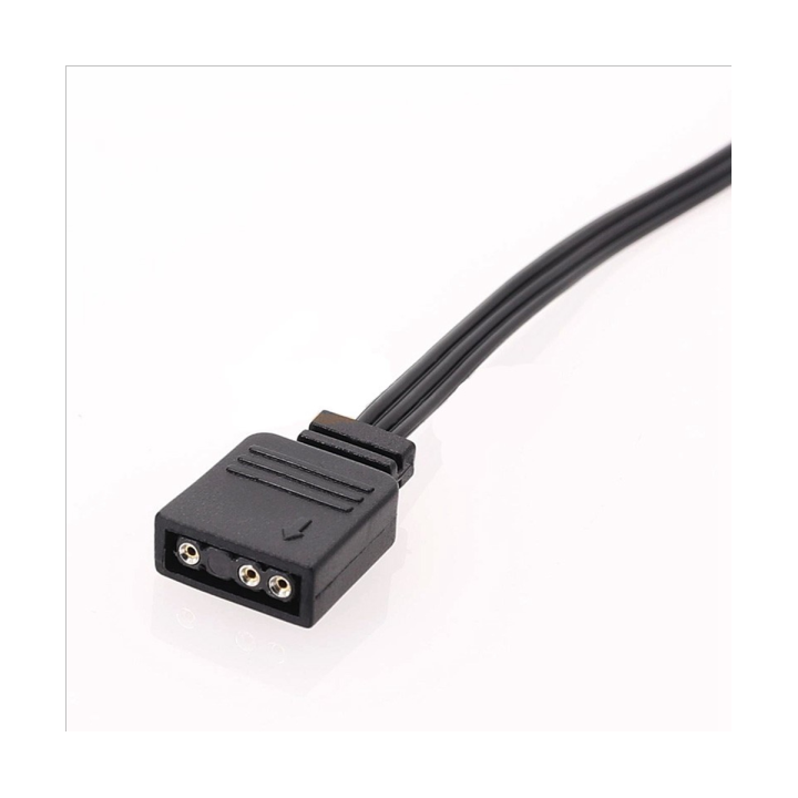 For 4PIN RGB to Standard ARGB 3-Pin 5V Adapter Connector RGB Cable 25cm