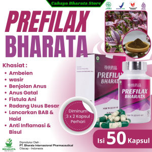 Prefilax Bharata Obat Ambeien Wasir Benjolan Anus Radang Usus Besar 100% Herbal