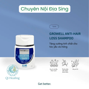 Dầu gội đầu Growell ICM Singapore - 75ml- 200ml - 500ml | Dành cho Tóc Mỏng thưa | Tóc yếu Và Dễ gãy rụng