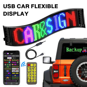 Car Truck Devils Eye Animation Display Lights 5V USB RGB LED Matrix Pixel Panel with App Remote Control