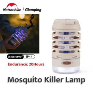 Naturehike 2023 New Outdoor Mosquito Killer Lamp Multifunctional Waterproof Camping Tent Light Portable Rechargeable Mosquito Insect Killer Lamp