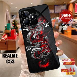 Casing Case Realme C53 Terbaru Dragon Realme C53 Casing Hardcase Softcase Glossy