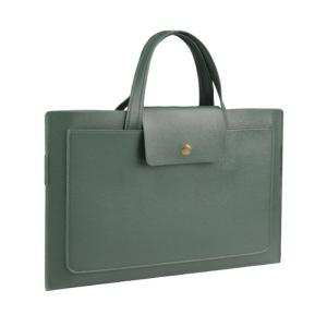 Portable Laptop Stand Case With Adjustable Angled PU Leather Briefcases For Office Travel Accessories