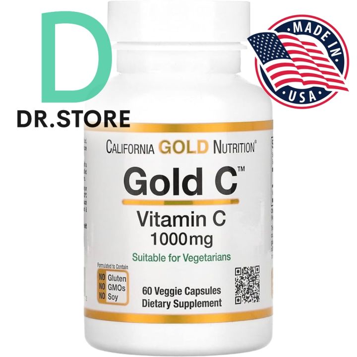 California Gold Nutrition , Gold C , Vitamin C , 1,000 / 500 mg , 60 ...